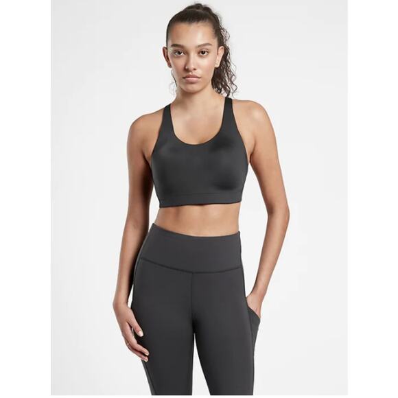 Athleta 42DD black Advance bra sports exercise gym running bike Peloton Zumba - Picture 4 of 7